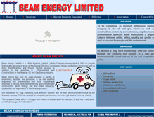 Tablet Screenshot of beam-energy.com